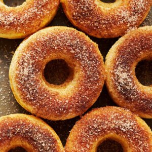 Air Fryer Apple Donuts