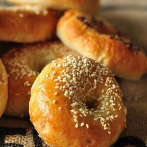 Sourdough bagels recipe
